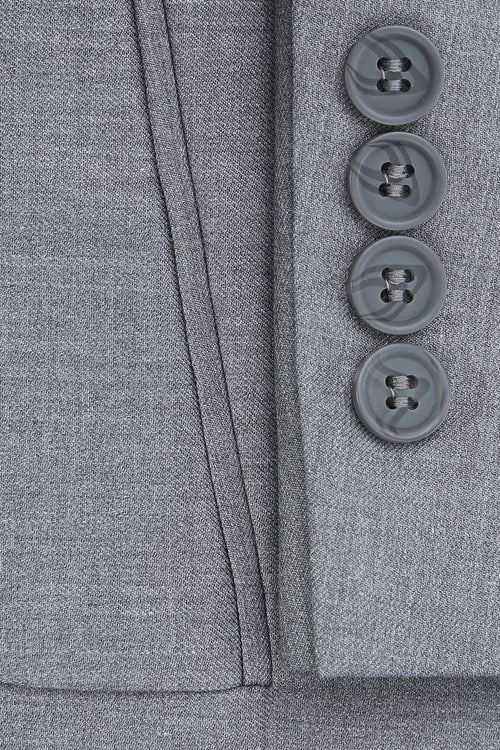 Rafael Light Grey 2-Button Notch Suit (2-Piece Set) by RN Collection