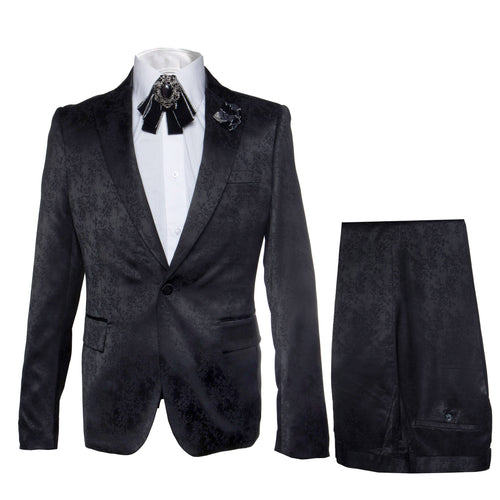 Rossi Man LEO RM1907 Men’s Slim Fit 2-Piece Suit - Modern Formalwear for Special Events at USA Men's Outlet