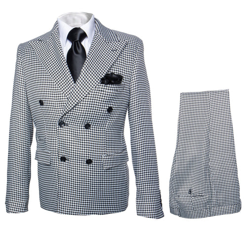 Rossi Man Milano RM1588 - Men’s Modern 3-Piece Slim Fit Suit - Stylish Formal Outfit for Events | USA Men's Outlet