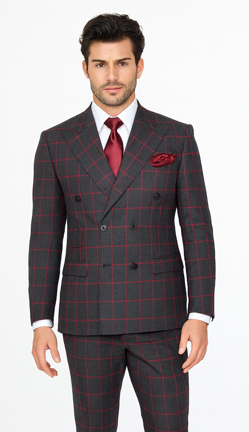 Rossi Man Milano RM1844 Black Formal Suit - Men’s Modern Collection USA Men's Outlet