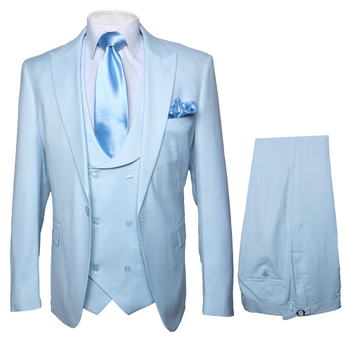 Rossi Man Paul RM1395 - Men’s Classic Tailored Suit - Elegant Formalwear for Men | USA Men's Outlet