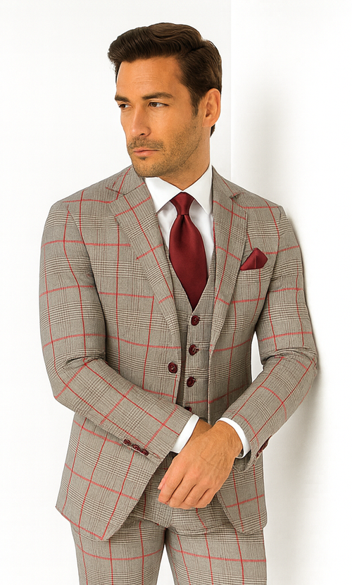 Rossi Man RM1854 Tom Slim Fit Suit - Modern Men’s Formalwear at USA Men's Outlet