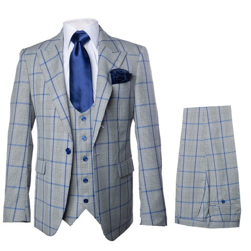 Rossi Man Tom RM1856 - Modern Fit 2-Piece Men’s Suit for Stylish Gentlemen - Tailored Elegance at USA Men's Outlet