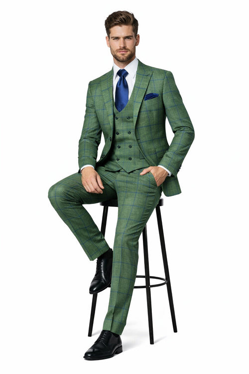 Rossi Man MAX RM1841 Slim Fit 3-Piece Suit - Men’s Formalwear by USA Men's Outlet