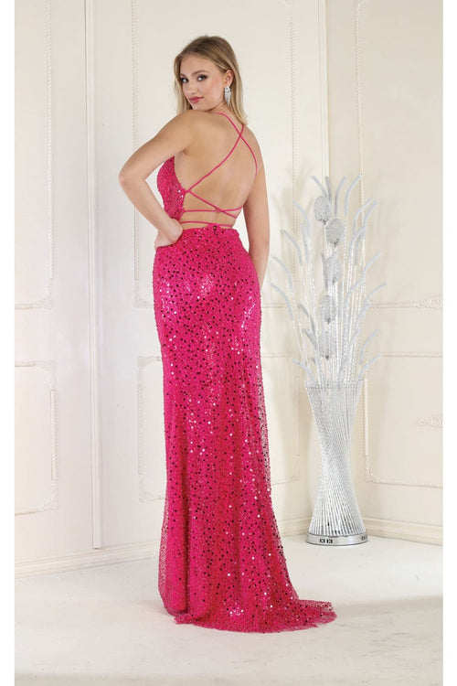 Royal Queen RQ7993 Sexy Lace Up Prom Dress