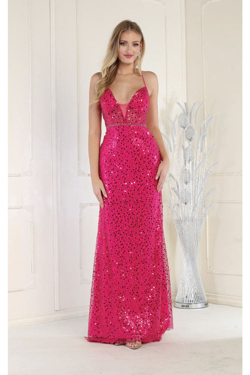 Royal Queen RQ7993 Sexy Lace Up Prom Dress