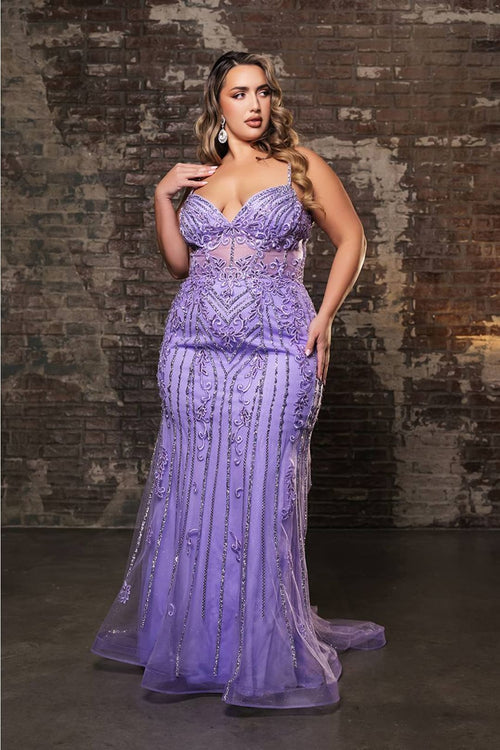 Royal Queen RQ8144 Luxurious Mermaid Prom Dress with Fine Embroidery