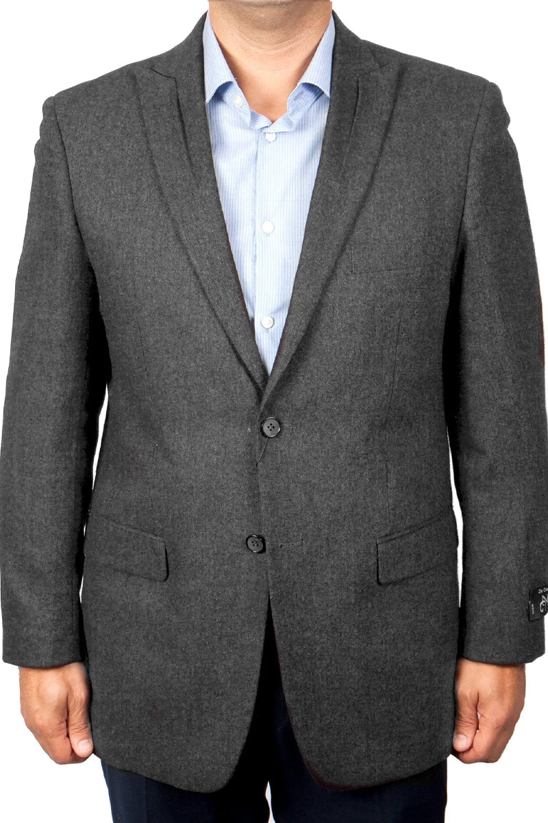 Men's Grey Wool Blazer by Tazio Suits