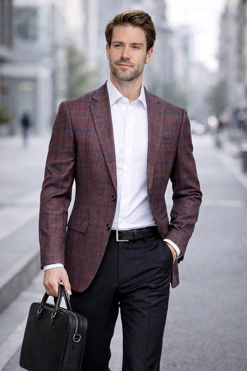 Mauve Blazer Mens Sport Coat