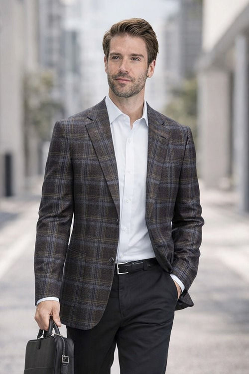 Brown Blazer Mens Sport Coat