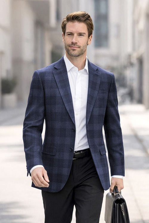 Navy Blazer Mens Sport Coat