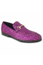 Men's Prom Tuxedo Loafer -Purple Prom Shoe - Party
