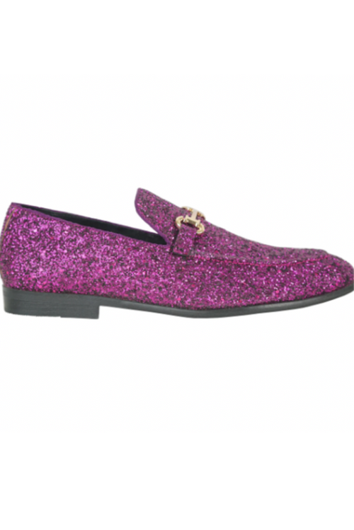 Glitter Purple Shoes by Bravoin