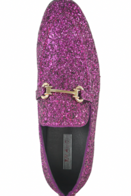 Glitter Purple Shoes by Bravoin
