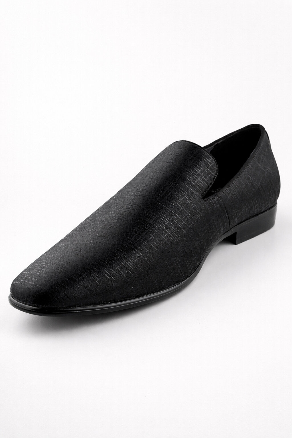 "Sharkskin" Black Couture 1910 Tuxedo Shoes – SuitUSA