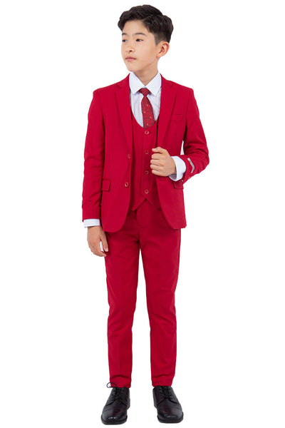 Huntington Stacy Adams Kids Red Suit (5-Piece Set) by Stacy Adams