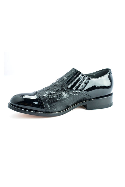 Hornback Slip On Black Stacy Baldwin Tuxedo Shoes