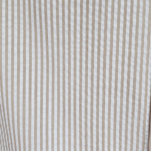 Tan Seersucker 2pc Set