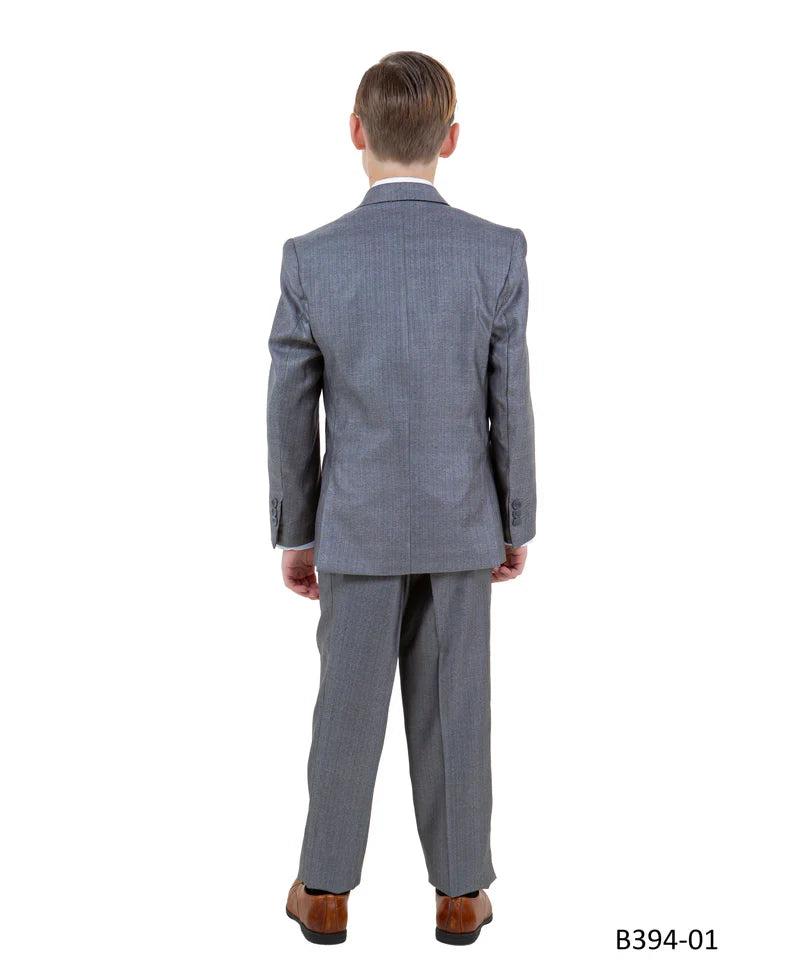 Boys Gray Suit in Toddler Size for Formal Events