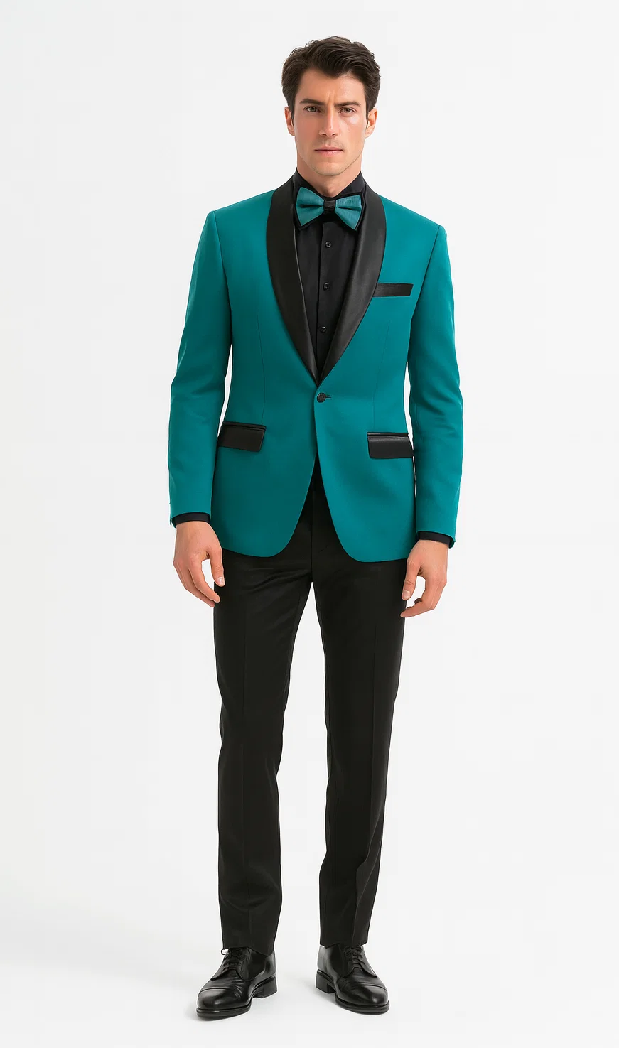 Teal Velvet Tuxedo Jacket with Shawl Lapel – Slim Fit – SuitUSA