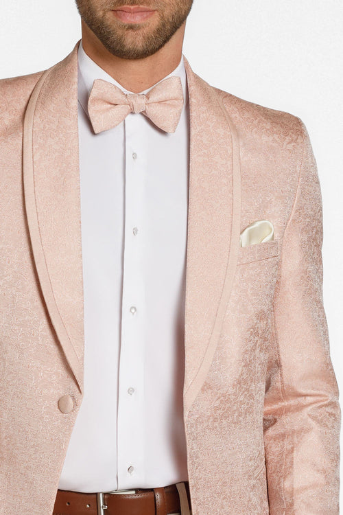 Night Vine Blush Shawl Tuxedo Jacket (Separates) by Ted Stanford
