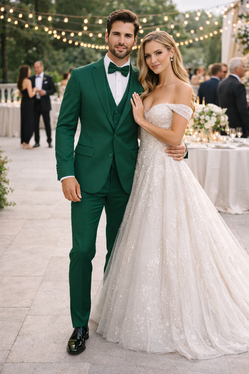 The-Emerald Green-4pc-tuxedo-collection