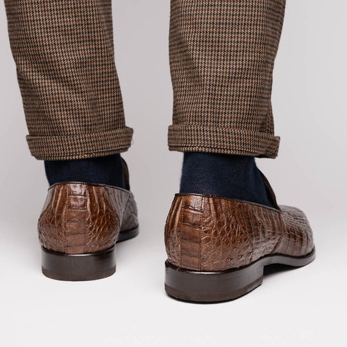 Marco_Di_Milano Trento Brown: Luxury Leather Dress Shoes