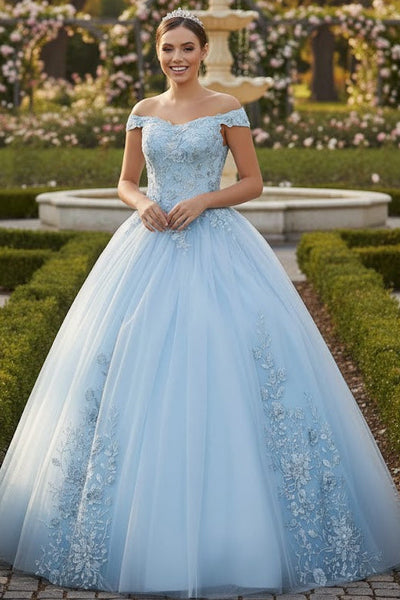 Lilac Ball Gown Dress by Elizabeth K GL2802