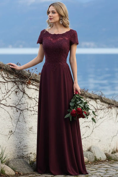Short Sleeve Mother Of The Bride Dress New Collection