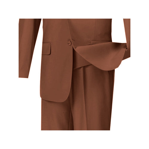 Leonardo Collection - Slim Fit Tuxedo 2 Buttons 3 Piece Beige Suit by Vinci