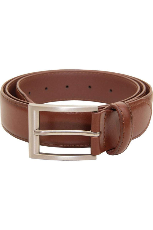 Brown Dress Belt by Vangelo
