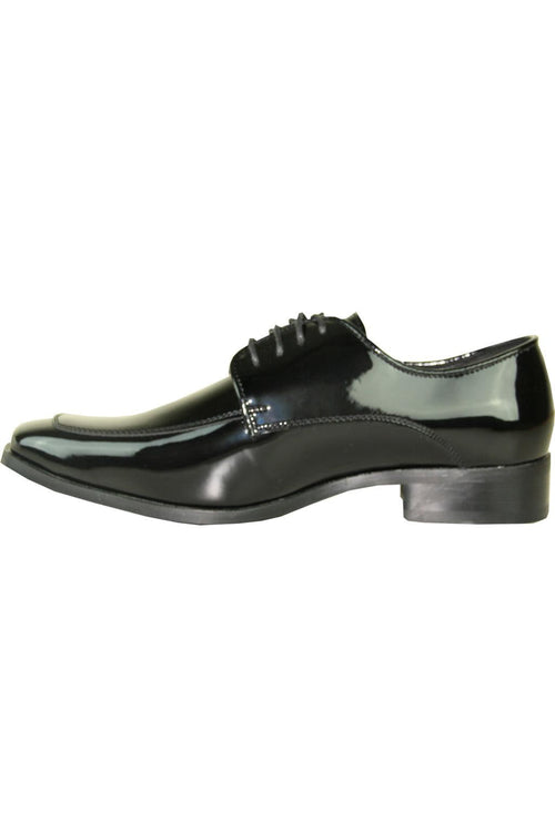 Vittorio Black Tuxedo Shoes by Vangelo