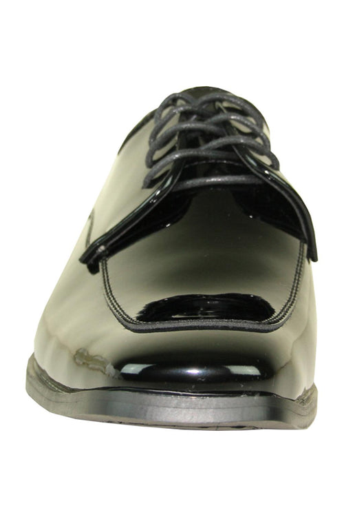 Vittorio Black Tuxedo Shoes by Vangelo