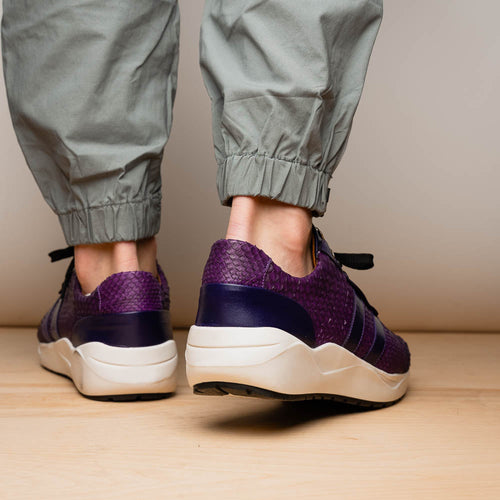 Marco Di Milano Verona Purple Leather Loafers