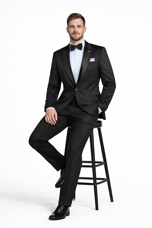 Mens Traditional Black Church Suit β Clean Classic Worship Look