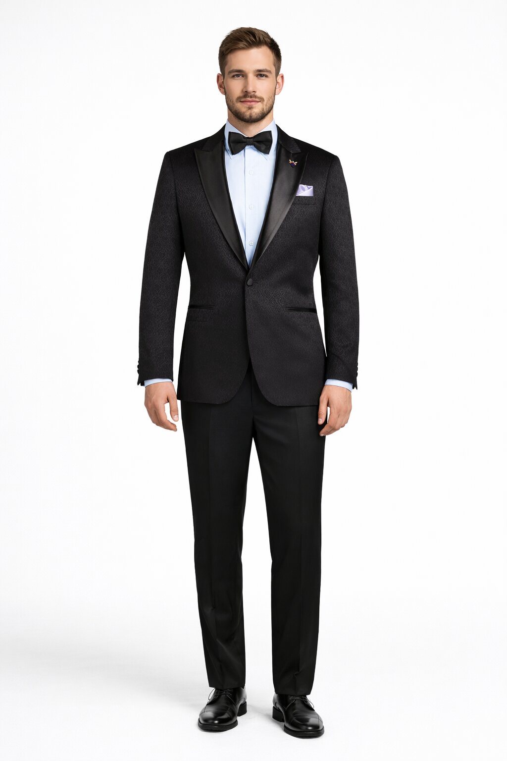 Mens Traditional Black Church Suit β Clean Classic Worship Look