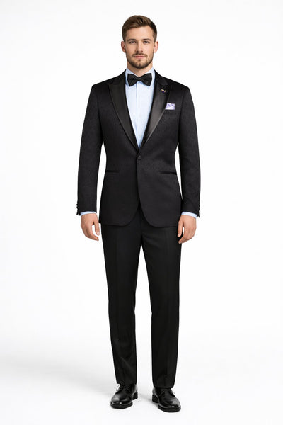 Mens Traditional Black Church Suit – Clean Classic Worship Look