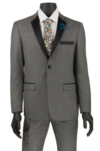 "Sergio" Grey Tuxedo (2-Piece Set)