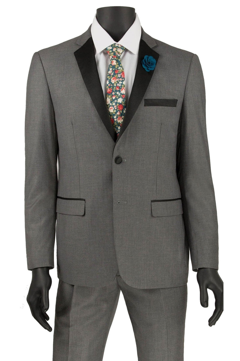"Sergio" Grey Tuxedo (2-Piece Set)