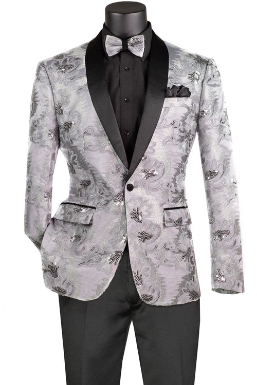 Komodo Black Tuxedo Jacket (Separates) by Vinci