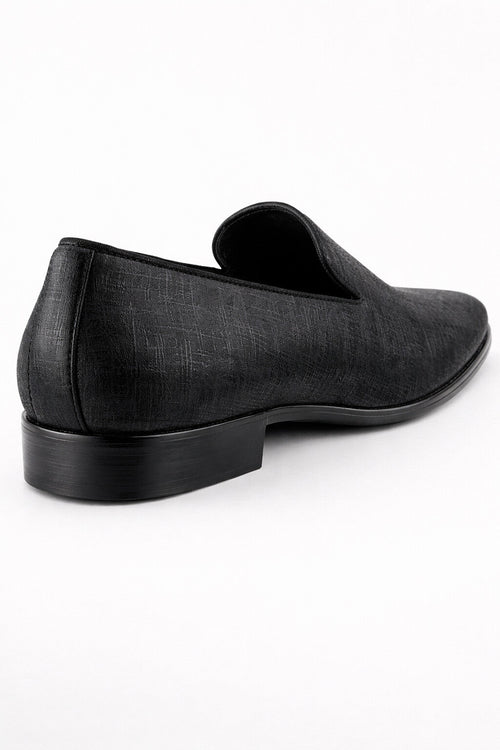 Sharkskin Black Couture 1910 Tuxedo Shoes by Couture 1910