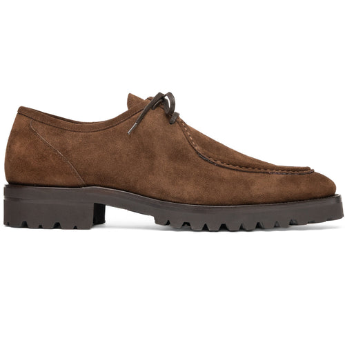 Zelli Wallaby Italian Suede Lace Up Chocolate (26-303-CHO)