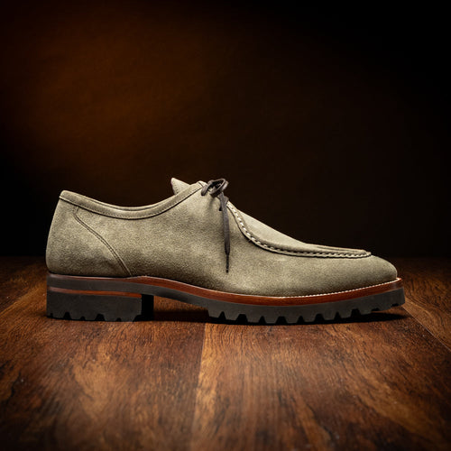 Zelli Wallaby Italian Suede Lace Up Sage (26-303-SGE)