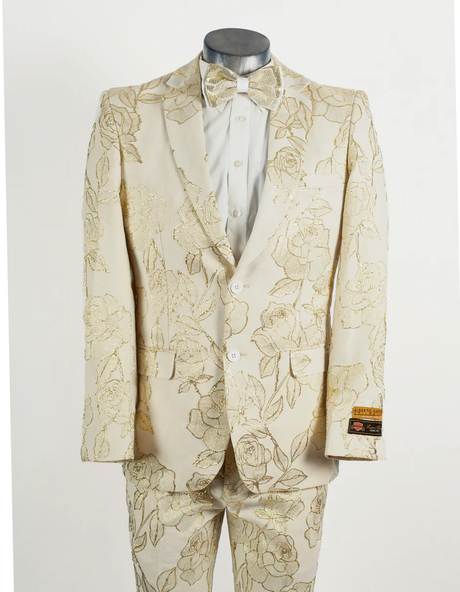 White Prom Suit - White Prom Tuxedo - White Wedding 2 Button Tuxedo by PROMTUXEDO