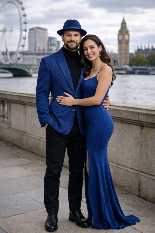 Zacchi Men’s Navy Micro Suede Sport Coat