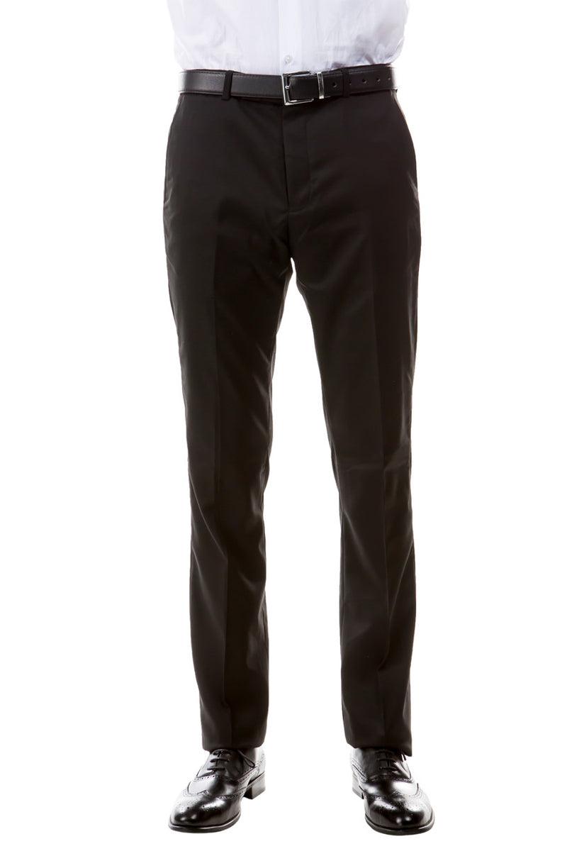 Zegarie Men's Luxury Wool Suit Separate Pants, Black - USA Men's Outlet – SuitUSA
