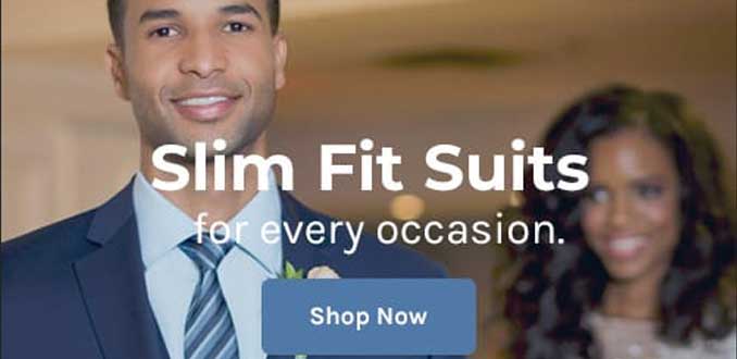 slim fit suits