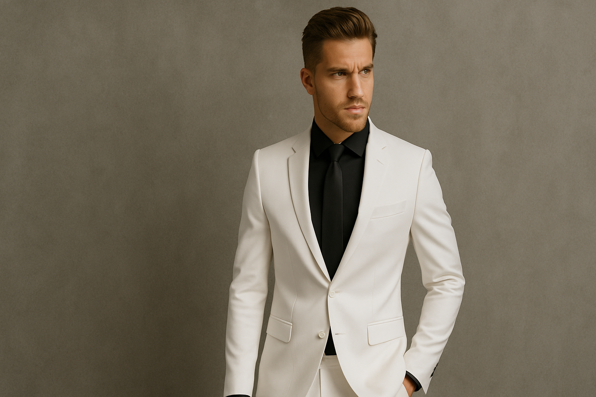 White Slim Fit Suit - Suits For The Razor Sharp & Dynamic Men