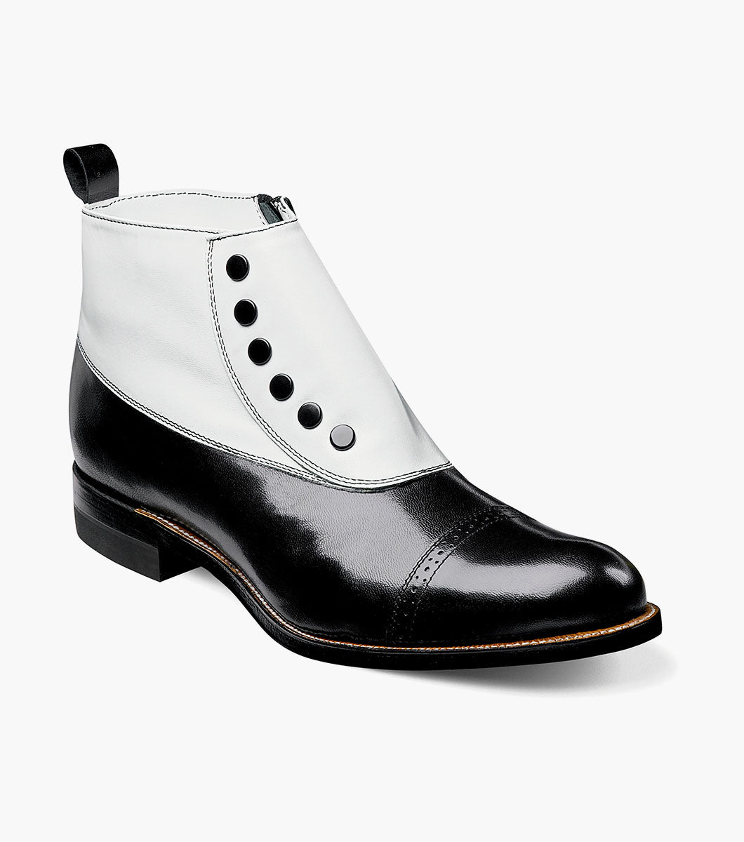 Stacy Adams Madison Spectator Spat Cap Toe Boot by Stacy Adams Shoes