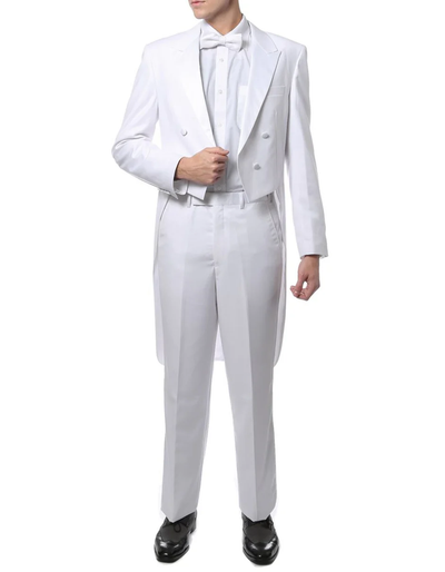 White Prom Suit - White Prom Tuxedo Suits - White Wedding  Coat  Tuxedo